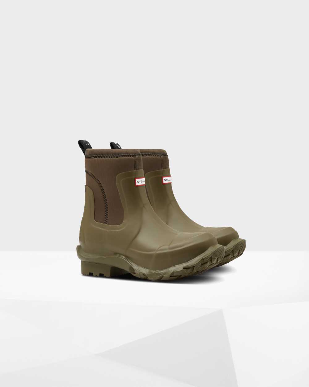 Hunter Stella McCartney x Women's Boots NZ-16406H Olive